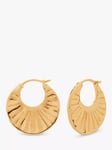 Monica Vinader Talisman Hoop Earrings, Gold