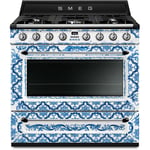 Smeg Komfyr m. gasskoketopp Dolce & Gabbana Mediterraneo TR90DGME9 90 cm