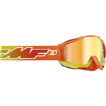 Crossglasögon fmf vision - Powerbomb goggles orange gul skyddsglasögon silikonfodrad rem