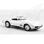 FR- Norev CHEVROLET CORVETTE CONVERTIBLE 1969 CAN AM WHITE 1:18 - NV189038