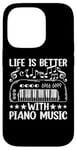 iPhone 14 Pro Life Is Better With Piano Music - Keyboard Piano Pianist Case