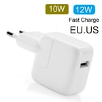 2.4a Fast Charging 12w Usb Power Adapter Phone Travel Home Charger For Iphone 12 Xs 8 Plus 7 6s 11 Ipad Mini Air For Euro Eu Us