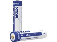 Xtar Oppladbare Batterier R03 / Aaa 1,5V Xtar 750Mah (Eske Med 4) Med Beskyttelse