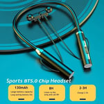 Headphones Earphones Bluetooth Neckband Sports Gym iPhone iPad Android PC Mac