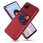 Huawei Bofink P40 Lite / Nova 6 SE Card kuoret - Punainen