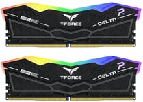 T-Force Delta RGB Black 2x16GB DDR5 6200MHZ DIMM FF4D532G6200HC38ADC01