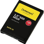 Intenso High Performance 120 GB SSD-Hårddisk 2.5 SATA 6 Gb/s Box 3813430