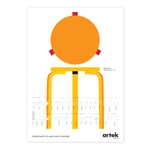 Artek - Stool 60 Poster + Aalto Chronology