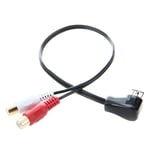 For Aux Pioneer CD-RB10 MP3 RCA AUX Lead Car Radio Audio Input Cable Accessory