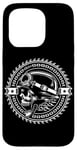 Coque pour iPhone 15 Pro Casque de motard Weekend Warrior Moto Gear & Chaînes