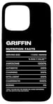 iPhone 15 Pro Max Griffin Nutrition Facts Name Funny Case