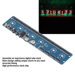 Photoglow Tube Clock Module 6 Bit IN12 Nixie Glow Tube 24H Circuit Board