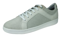 Geox U Warrens A Mens Trainers / Canvas Sneakers - Grey