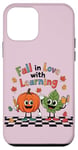 iPhone 12 mini Retro Fall In Love With Learning - Autumn Pumpkin Teacher Case