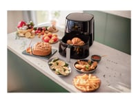 Philips Essential Hd9270 Airfryer Xl - Varmluftsteker - 6.2 Liter - 2000 W - Svart / Sølv