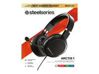 SteelSeries Arctis 1 - Micro-casque - circum-aural - 2,4 GHz - sans fil - jack 3,5mm, USB-C