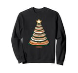 Everything Bagel with Cream Cheese Christmas Tree Sweatshirt