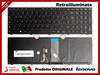 Clavier Portable Lenovo IdeaPad G50-30 G50-70 (Noir Avec Cadre) (Rétroéclairé)