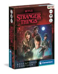 Clementoni - 16636 - Stranger Things - Adventures Together - Jeu de Plateau ludique - Jeu de société Famille - de 1 à 4 Joueurs - fabriqué en Italie, Jeu Stranger Things Multicolore