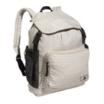 adidas Saturday Backpack, Bos Mini Monogram Wonder Beige/Black, One Size, Saturday Backpack