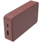Hama - Powerbank (batterie supplémentaire) 20000 mAh Fast Charge LiPo rouge V603853