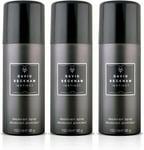 David Beckham Instinct Body Spray Deodorant, 150ml (Pack of 3) 