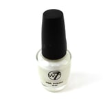 W7 White Nail Polish Varnish Long Lasting Smooth Colour Coat 57 Polar Bare