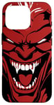 Coque pour iPhone 16 Pro Satan rieur diable Baphomet Mephisto Luficer Death Metal