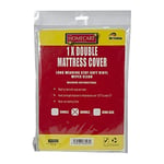 Double Vinyl Plastic Fitted Mattress Bed Cover Sheet Protector