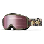 SMITH Daredevil Masque de Ski Jeunesse Unisexe, Alder GEO Camo, Unisex Child 3-8