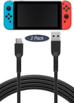 2 Pièces Applicable À Nintendo Câble De Charge Lite Nx Ns Câble De Connexion Lite Type-C Universel 1m