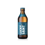 Lucky Saint Superior Unfiltered Alcohol Free Lager Bottle 330ml-12 Pack