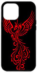 Coque pour iPhone 15 Pro Max Rising From The Ashes Phoenix Tatouage Rouge