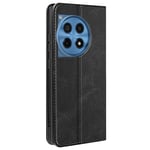 Avizar Folio case for OnePlus 12 5G magnetic cover Wallet, Black