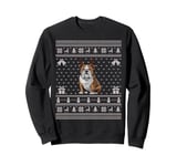 Ugly Xmas Sweater Style American Bulldog Reindeer Christmas Sweatshirt