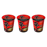 3x Nongshim Shin Ramyun 68g Cup Instant Noodles Korean Ramen Pot Noodle Pack