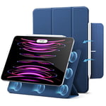 ESR for iPad Pro 12.9 Case,Rebound Magnetic Case for iPad Pro 12.9 inch(2022/2021/2020,6th/5th/4th Gen),Convenient Magnetic Attachment, Two-Way Stand,Full Pencil 2 Support,Auto Sleep/Wake,Navy Blue