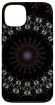 iPhone 13 Dark Fantasy Mandala Pattern Dusty Pink And Blue Case