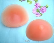 Silicone Breast Enhancers Gel Inserts with Nipple - Bra Boost Cleavage Pad UK