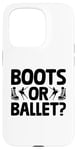 Coque pour iPhone 15 Pro Boots Or Ballet Sexe Révéler Future Parent Papa Maman