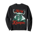 Merry Krampus Christmas Ugly Monster Men Women Kids Funny Sweatshirt