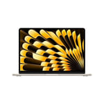 Apple MacBook Air 13" M3 16 Gt, 256 Gt 2024 -kannettava, tähtivalkea (MC8J4)