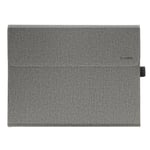 Housse - Microsoft - Surface Pro 9 - Clapet Support - Antichoc - Éco-cuir - Gris