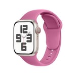 SRena Bracelet SBC1 pour bracelet apple watch se ultra 2 series 10 9 8 7 6 5 4 3 2 1 49mm 46mm 45mm 44mm 42mm 41mm 40mm 38mm cuir sport montre silicone en couleur Rose Ladies