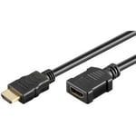 Goobay HDMI 2.1 förlängningskabel m/Ethernet - 5m