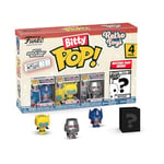 Funko Bitty Pop! Retro Toys - Transformers 4PK​et Une Mini-Figurine Mystère en Surprise - 2.2 Cm - Transformers Classic - Optimus Prime Collectionnable - Étagère Empilable Incluse - TV Fans