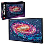 LEGO Art The Milky Way Galaxy Set, Space Model Kit for Adults to Build, Creative Activity for Design Lovers, Home Office Décor Idea for Living Room, Astronomy Gift for Men, Women, Him or Her 31212