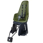 BOBIKE 8012200020 - Siège arrière One Maxi avec système 1P&E-BD pour vélo avec Roues de 26” à 29” avec Fixation sur Le Tube de Direction et Le Porte-Bagages en Couleur Vert Olive