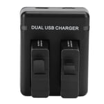 Batterie de Caméra Vidéo AHDBT501 avec Double Chargeur USB Accessoire pour GoPro Hero 5/6/7/8