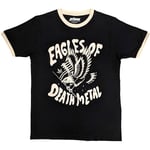 Eagles Of Death Metal Unisex Vuxen Eagle Ringer T-Shirt XL Svart Black XL